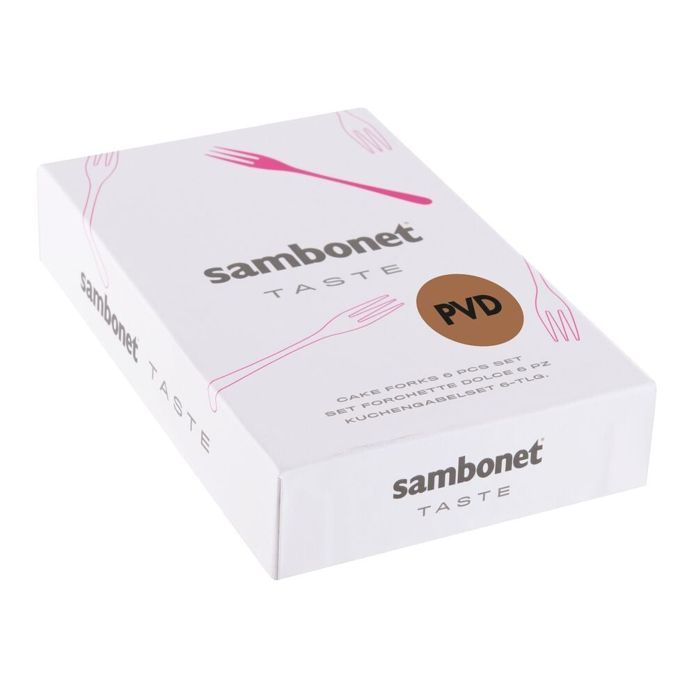 Sambonet Taste Forchettina Dolce In Acciaio Inox - Set 6 Pz