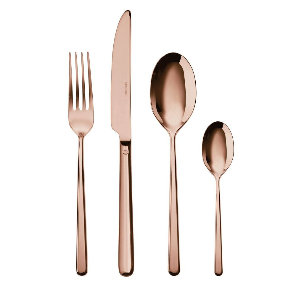 Sambonet Linear Servizio Posate In Acciaio Inox 18/10 - Set 24 Pz