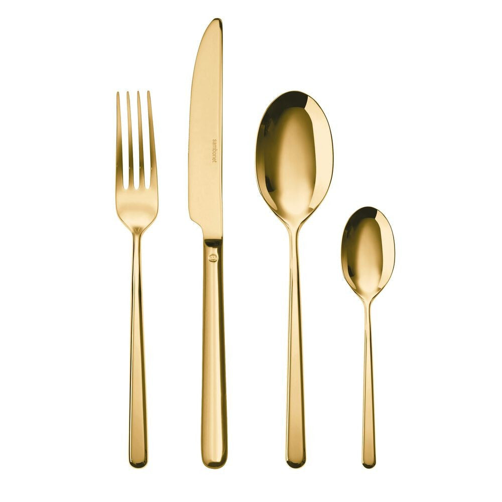 Sambonet Linear Servizio Posate In Acciaio Inox 18/10 - Set 24 Pz