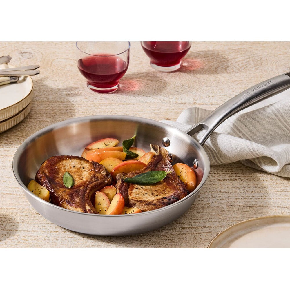 Le Creuset Essential Padella Bassa In Acciaio Inox