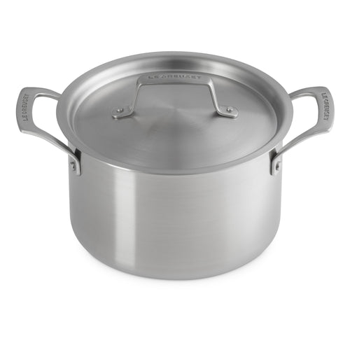 Le Creuset Inox Essential Set Pentole e Padelle In Acciaio Inox Set 4 Pz