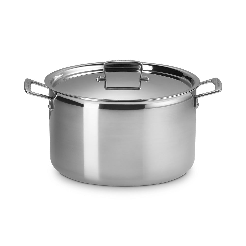 Le Creuset Acciaio Inox Casseruola Alta Con Coperchio In Acciaio Inox