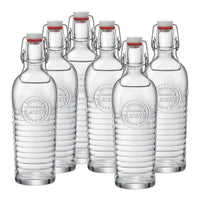 1.2 Liters - Officina 1825 Glass Bottle - Set 6 Pieces