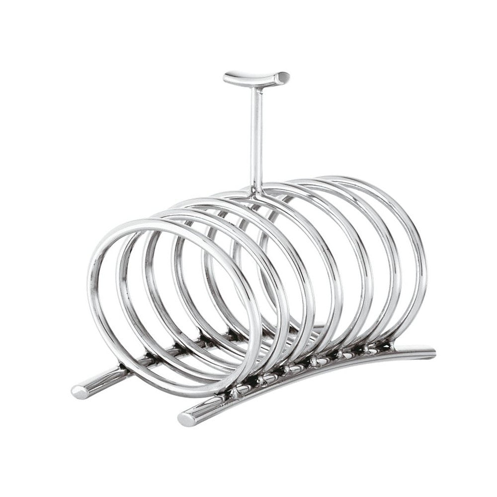 14.0x9.0 cm - Sambonet Bamboo Porta Toast In Acciaio Inox