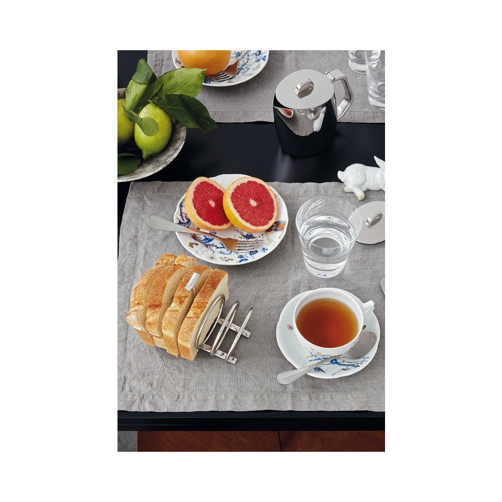 14.0x9.0 cm - Sambonet Bamboo Porta Toast In Acciaio Inox