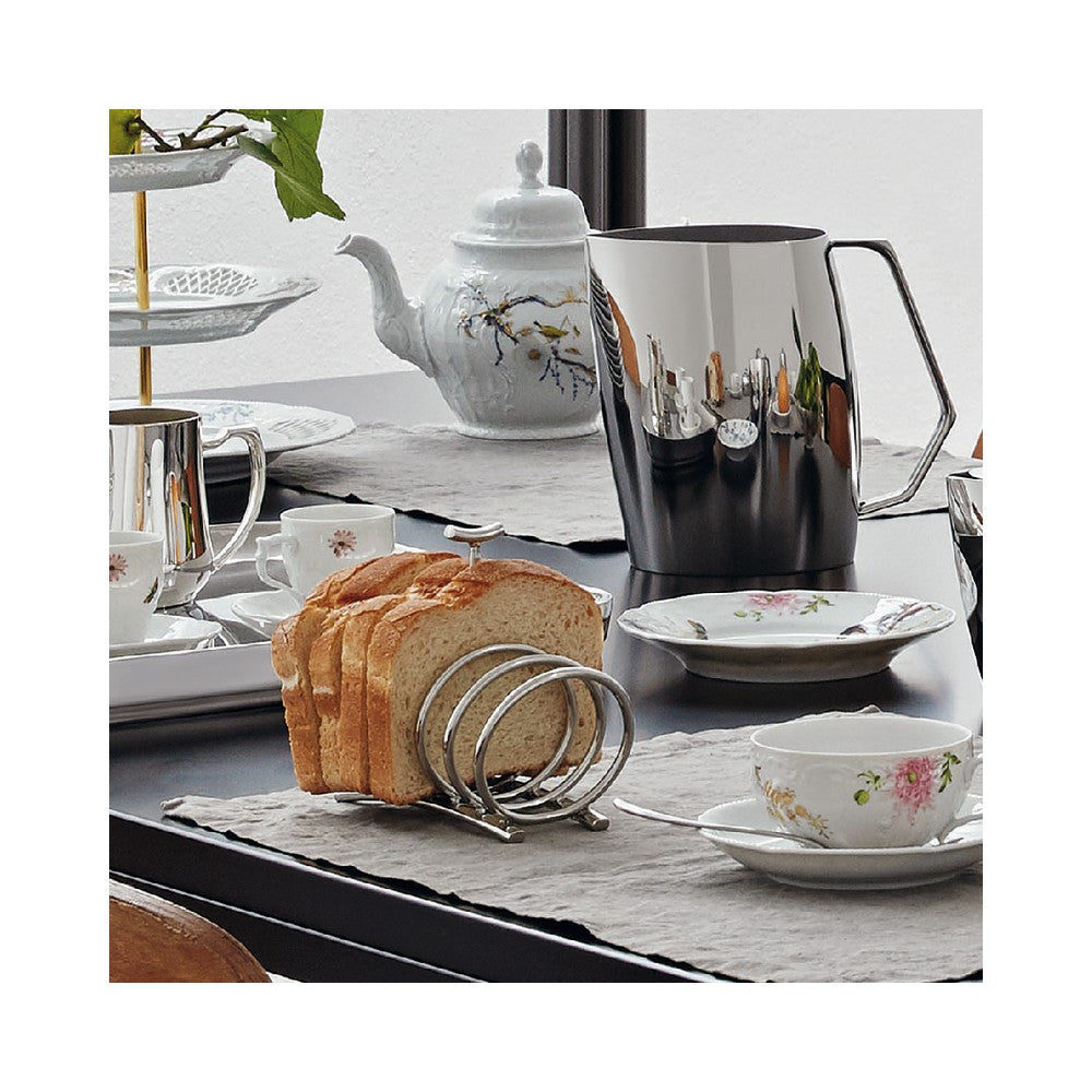 14.0x9.0 cm - Sambonet Bamboo Porta Toast In Acciaio Inox