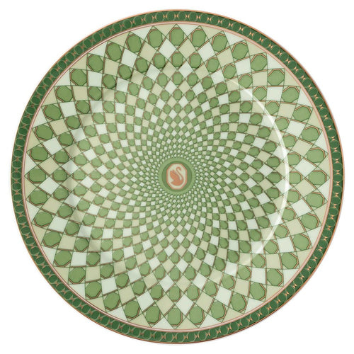 18.1 cm - Swarovski x Rosenthal Signum Piatto Pane In Porcellana