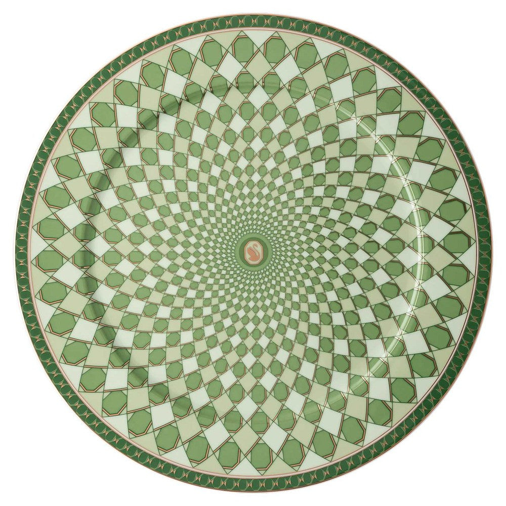 33.1 cm - Swarovski x Rosenthal Signum Piatto Presentazione In Porcellana