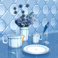 39 cl - Swarovski x Rosenthal Signum Mug Con Coperchio In Porcellana