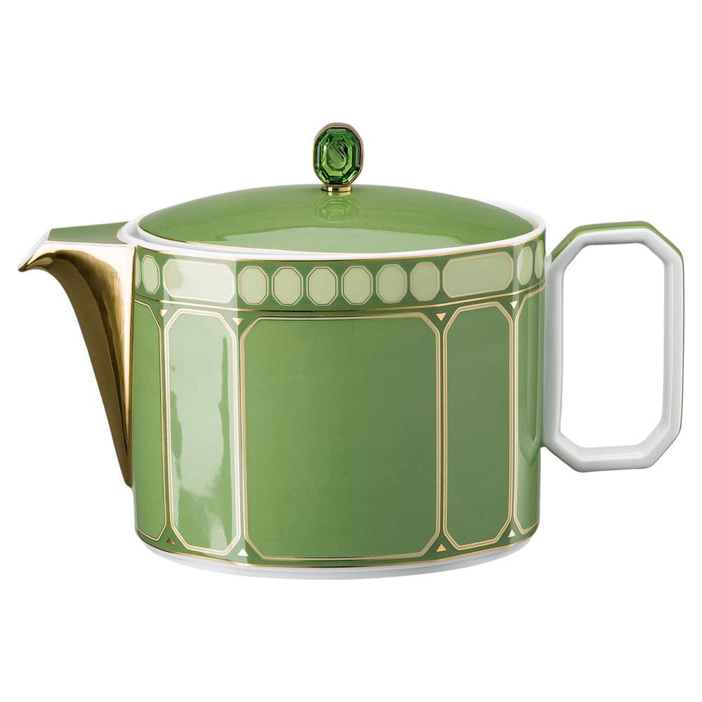1.15 Lt - Swarovski x Rosenthal Signum Teiera In Porcellana