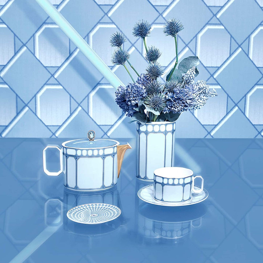 75 cl - Swarovski x Rosenthal Signum Teiera In Porcellana