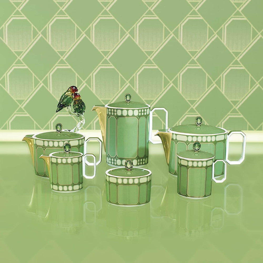 22 cl - Swarovski x Rosenthal Signum Zuccheriera In Porcellana