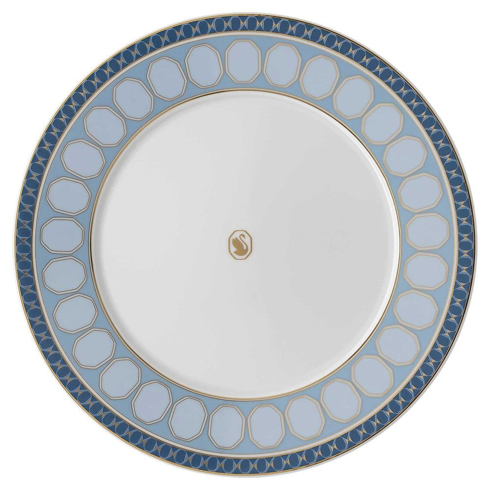 23.4 cm - Swarovski x Rosenthal Signum Piatto Piano In Porcellana