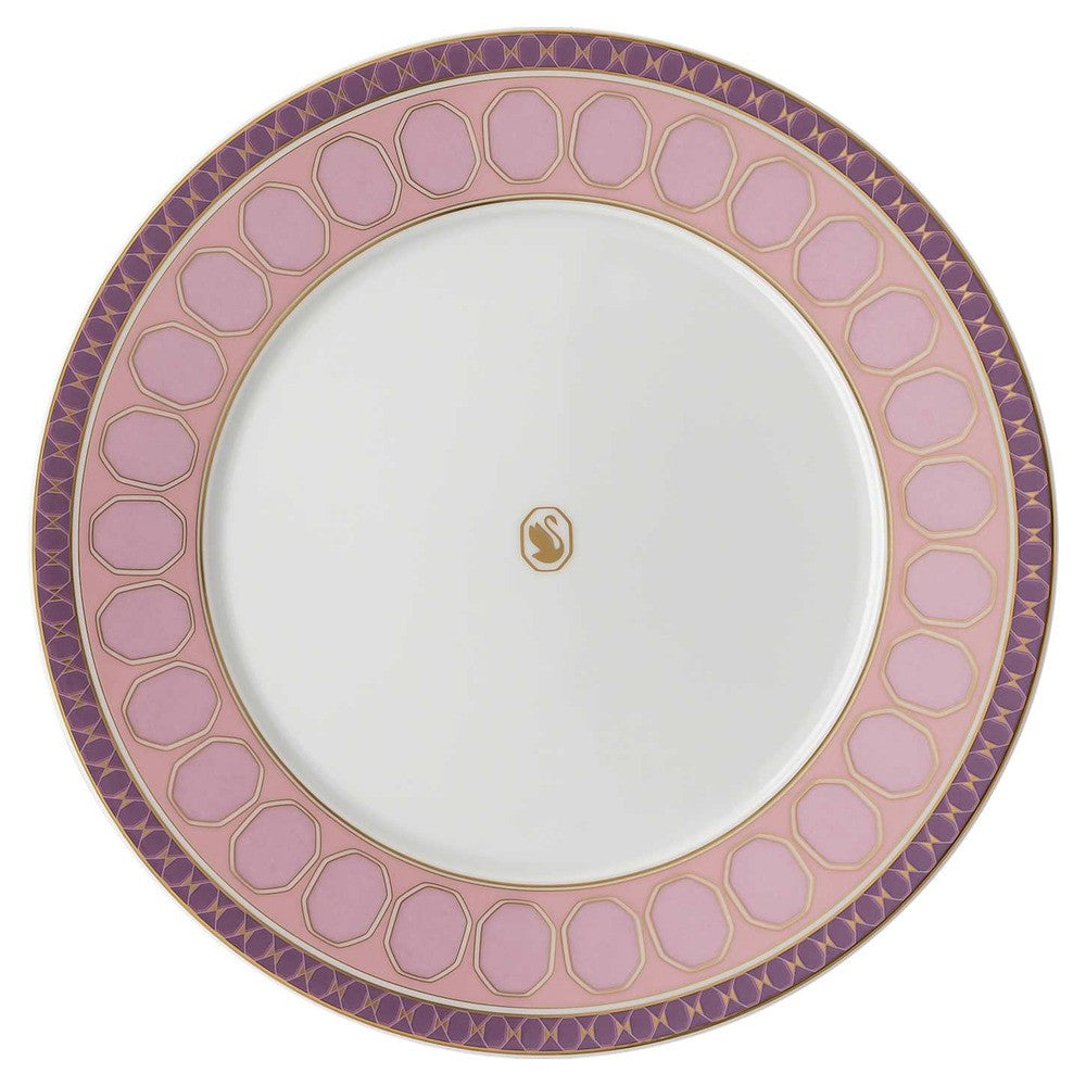 23.4 cm - Swarovski x Rosenthal Signum Piatto Piano In Porcellana