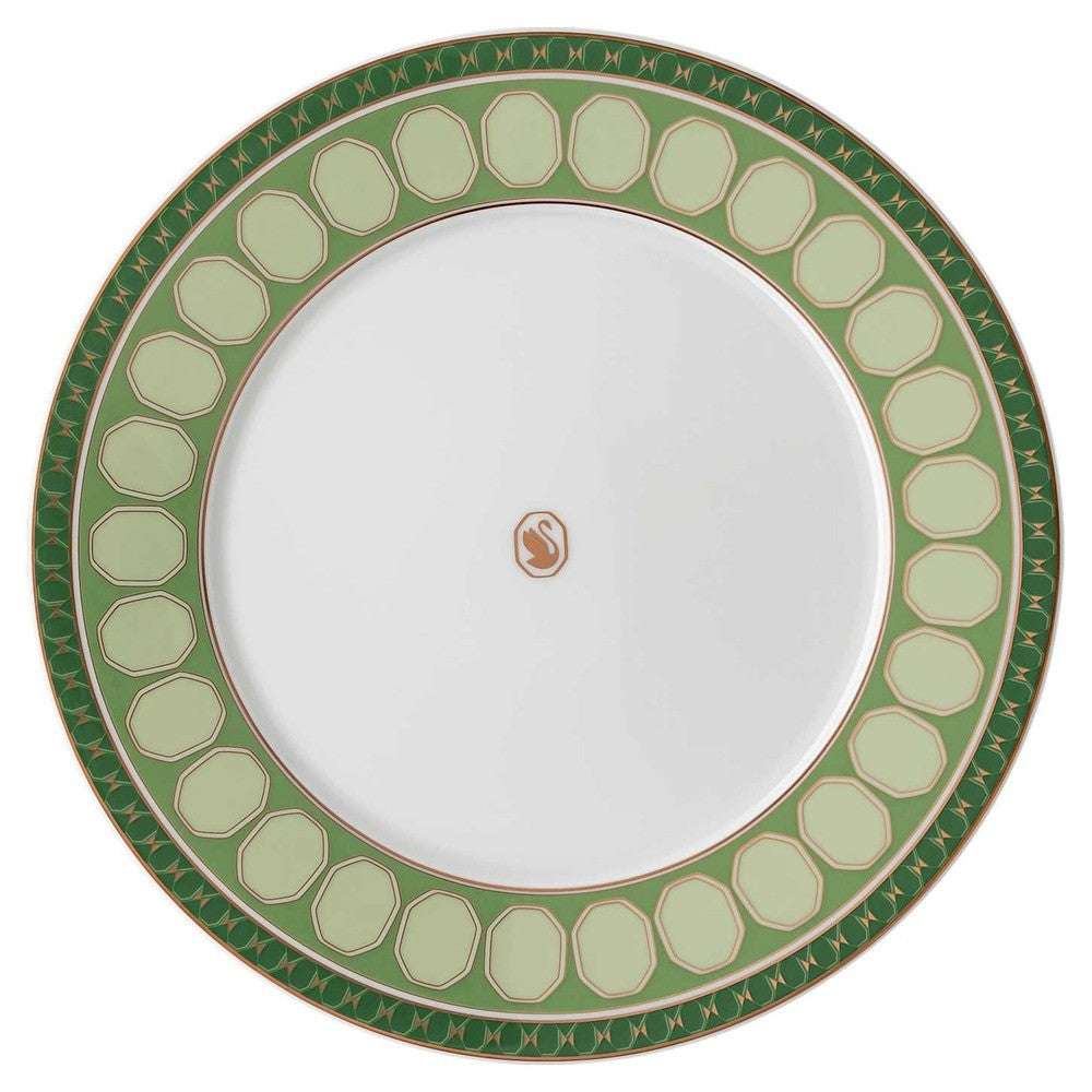 23.4 cm - Swarovski x Rosenthal Signum Piatto Piano In Porcellana