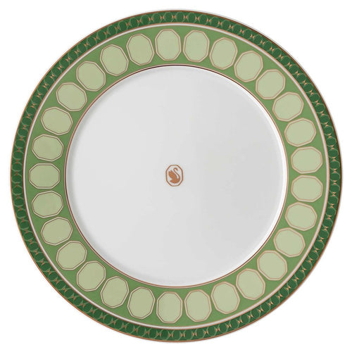 23.4 cm - Swarovski x Rosenthal Signum Piatto Piano In Porcellana