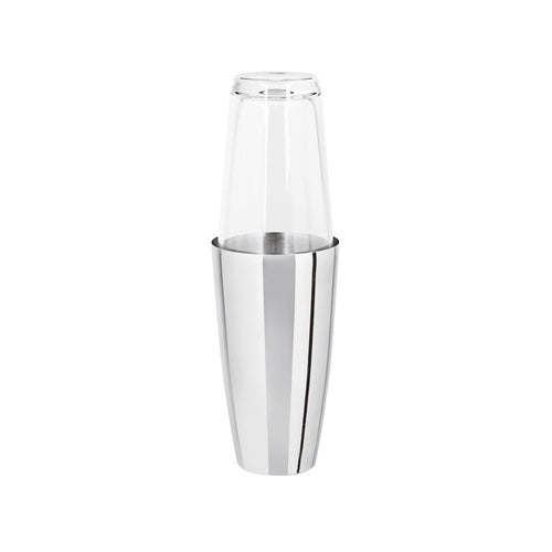 50 Cl - Sambonet Sphera Shaker In Acciaio Inox Con Bicchiere In Vetro