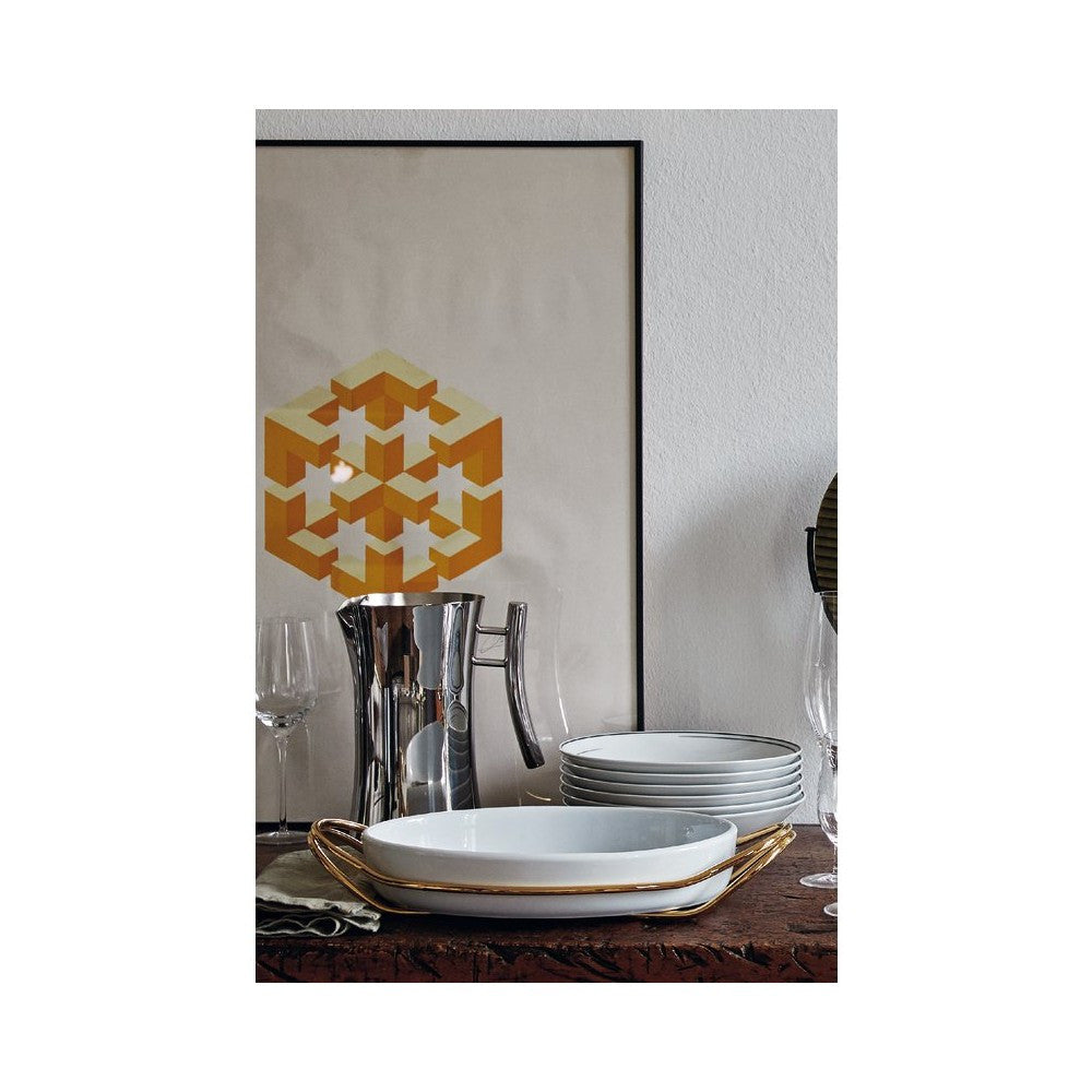 1.6 Lt - Sambonet Bamboo Caraffa In Acciaio Inox