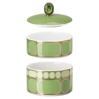 8.7 cm - Swarovski x Rosenthal Signum Scatola Cilindrica In Porcellana