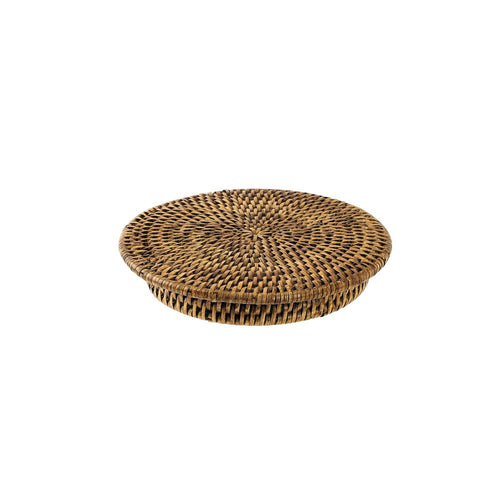20 cm - Sambonet Radici Alzata Piatto Torta In Rattan