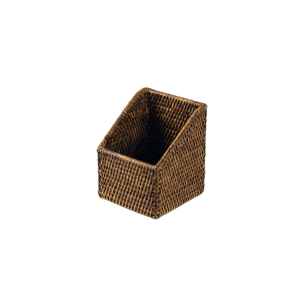 11.0x11.0 cm - Sambonet Radici Contenitore Obliquo In Rattan