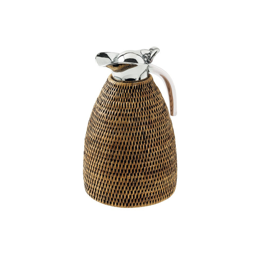 2 Lt - Sambonet Radici Caraffa In Rattan