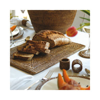 46.0x31.0 cm - Sambonet Radici Tovaglietta Tavola Rettangolare In Rattan