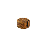 12 cm - Sambonet Radici Sottobicchiere Rotondo In Rattan