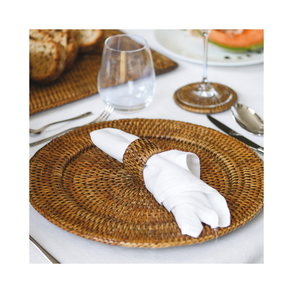 12.5x14.3 cm - Sambonet Radici Contenitore In Rattan