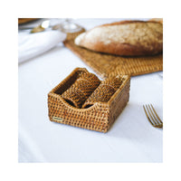 12.5x14.3 cm - Sambonet Radici Contenitore In Rattan