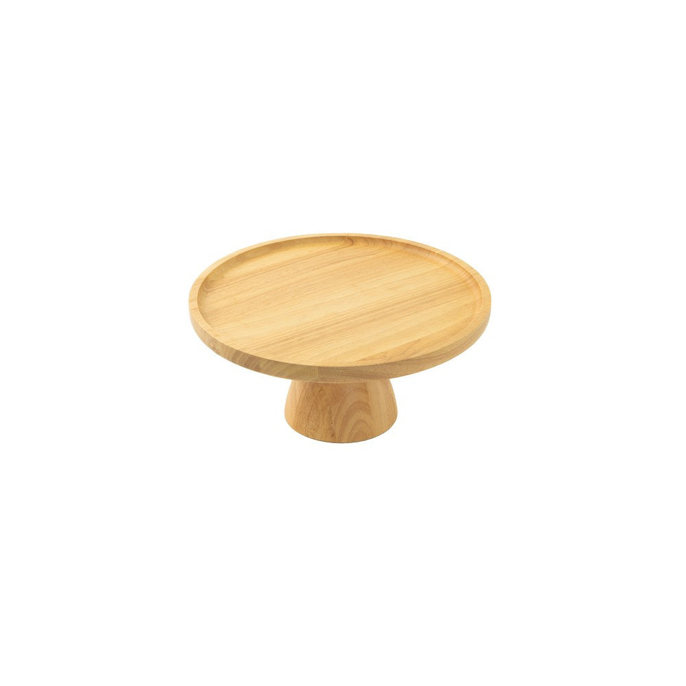 30 cm - Sambonet Radici Alzata Rotonda In Legno Di Gomma