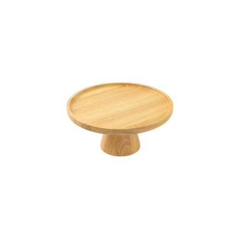 30 cm - Sambonet Radici Alzata Rotonda In Legno Di Gomma