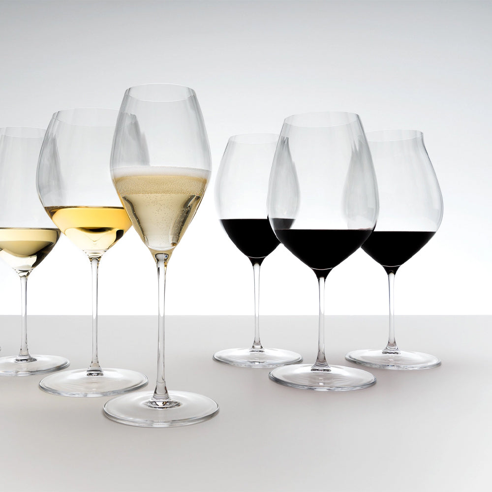 83.4 cl - Performance Calice Vino Rosso Cabernet Merlot in Vetro - Set 4 Pz