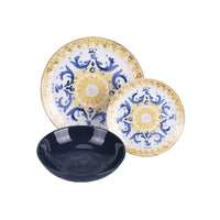 Sicilia Servizio Piatti In Porcellana e Stoneware - Set 18 Pz