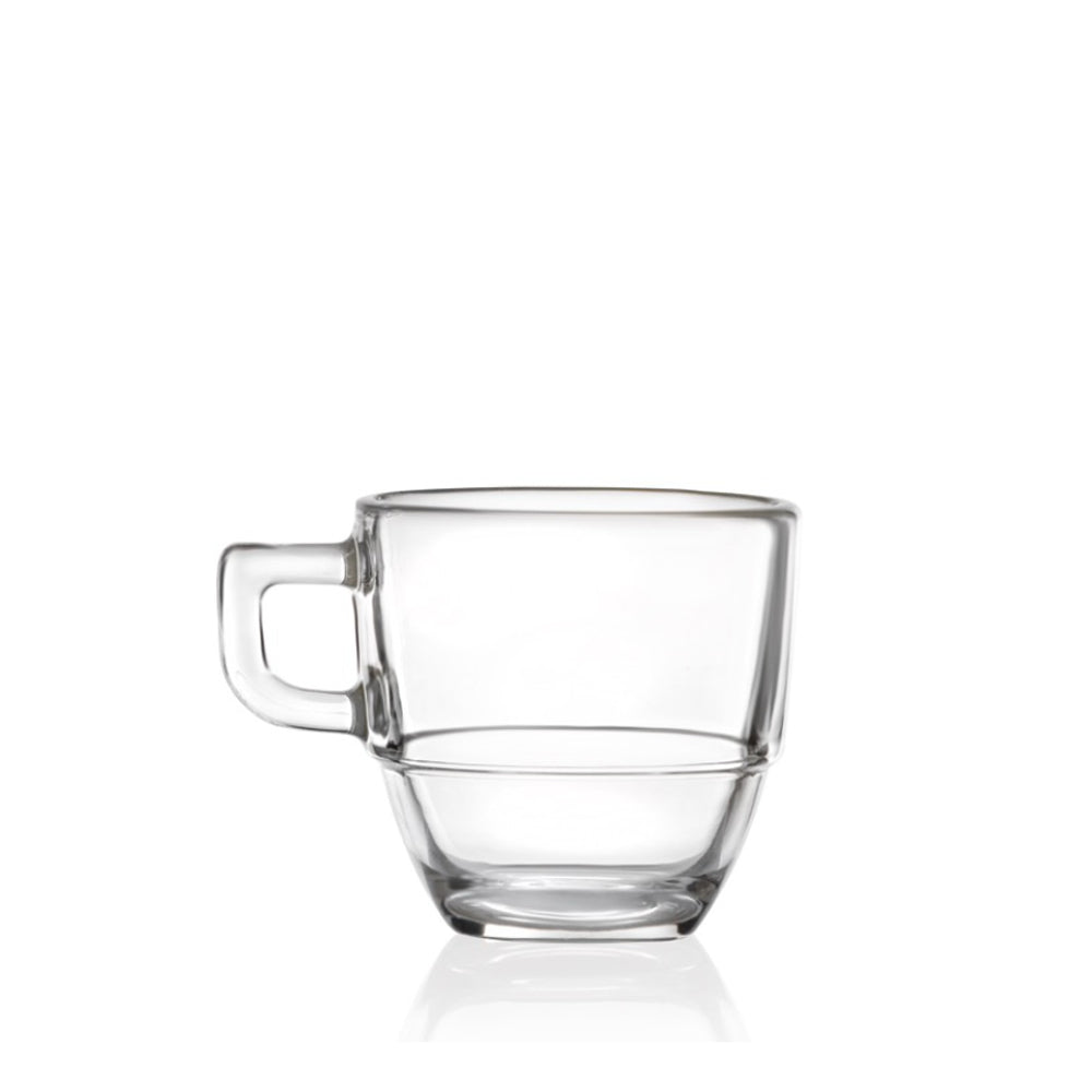 12 cl - Moka koffie espressokopje van glas - Set 6 st