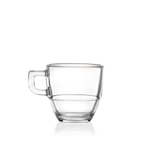 12 cl - Moka koffie espressokopje van glas - Set 6 st