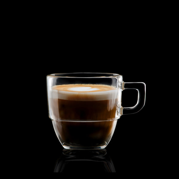 RCR Cristalleria Italiana S.p.a. Line Melodia | bittere en sterke drank glazen van modern glas, 6 kristallen glazen, 8 cl