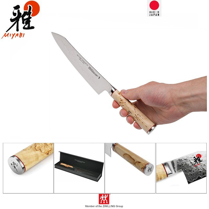 Zwilling Miyabi 5000Mcd Coltello Santoku In Acciaio Inox