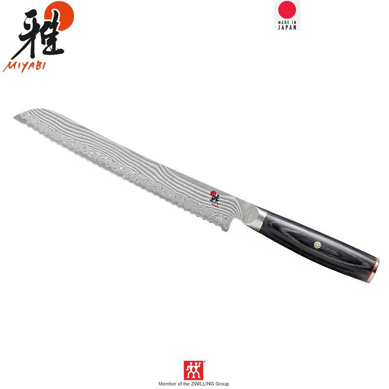 24 Cm Zwilling Miyabi 5000Fcd Coltello Pane In Acciaio Inox Plastica