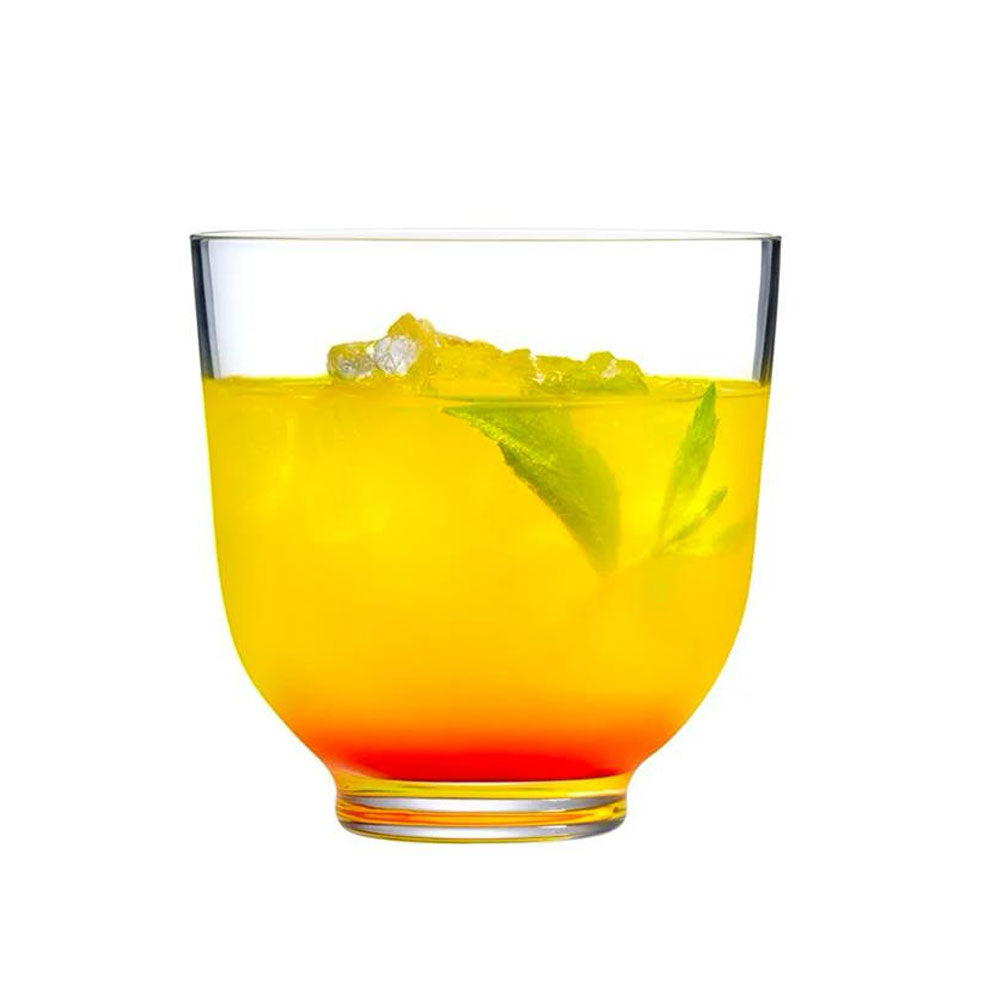 38 cl - Nude Hepburn Bicchieri Whisky Lowball In Vetro Set 6 Pz