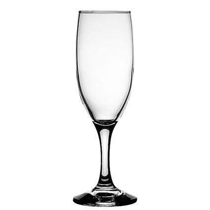 19 Cl Pasabahce Bistro Calice Flute In Vetro Set 12 Pezzi