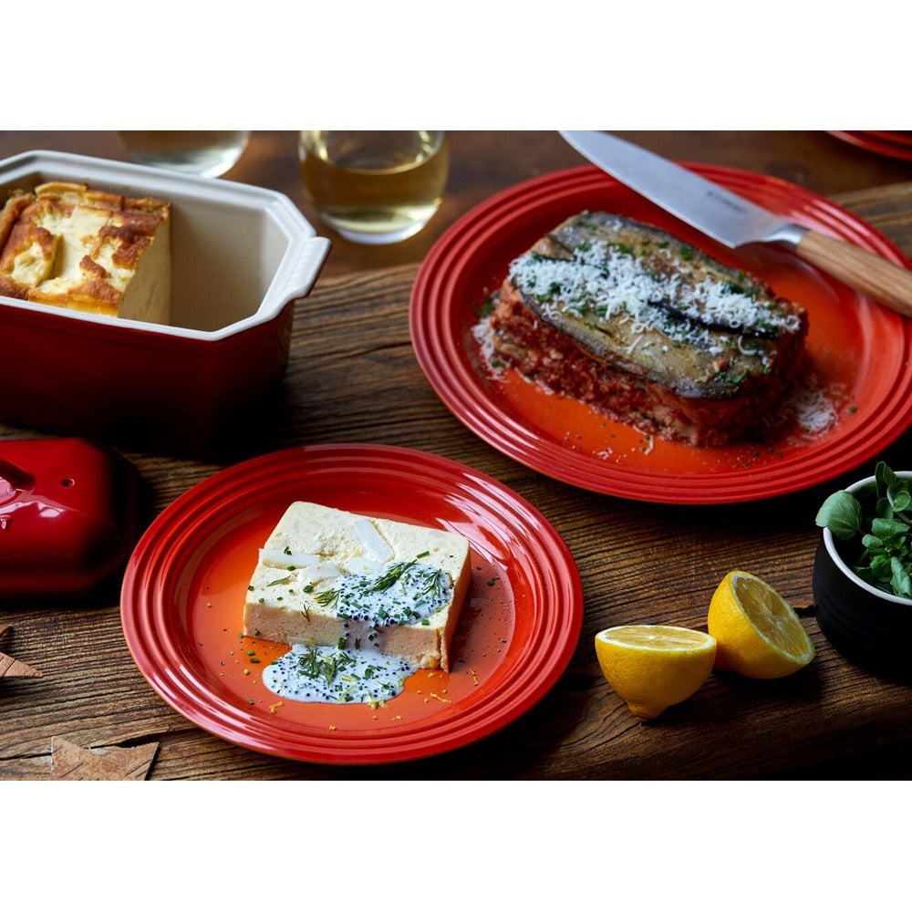 22 cm - Le Creuset Arte Della Tavola Vancouver Piatto Frutta In Gres Vetrificato