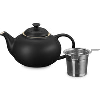 1.3 L - Le Creuset Classic Teiera In Gres Vetrificato Con Infusore Metallico