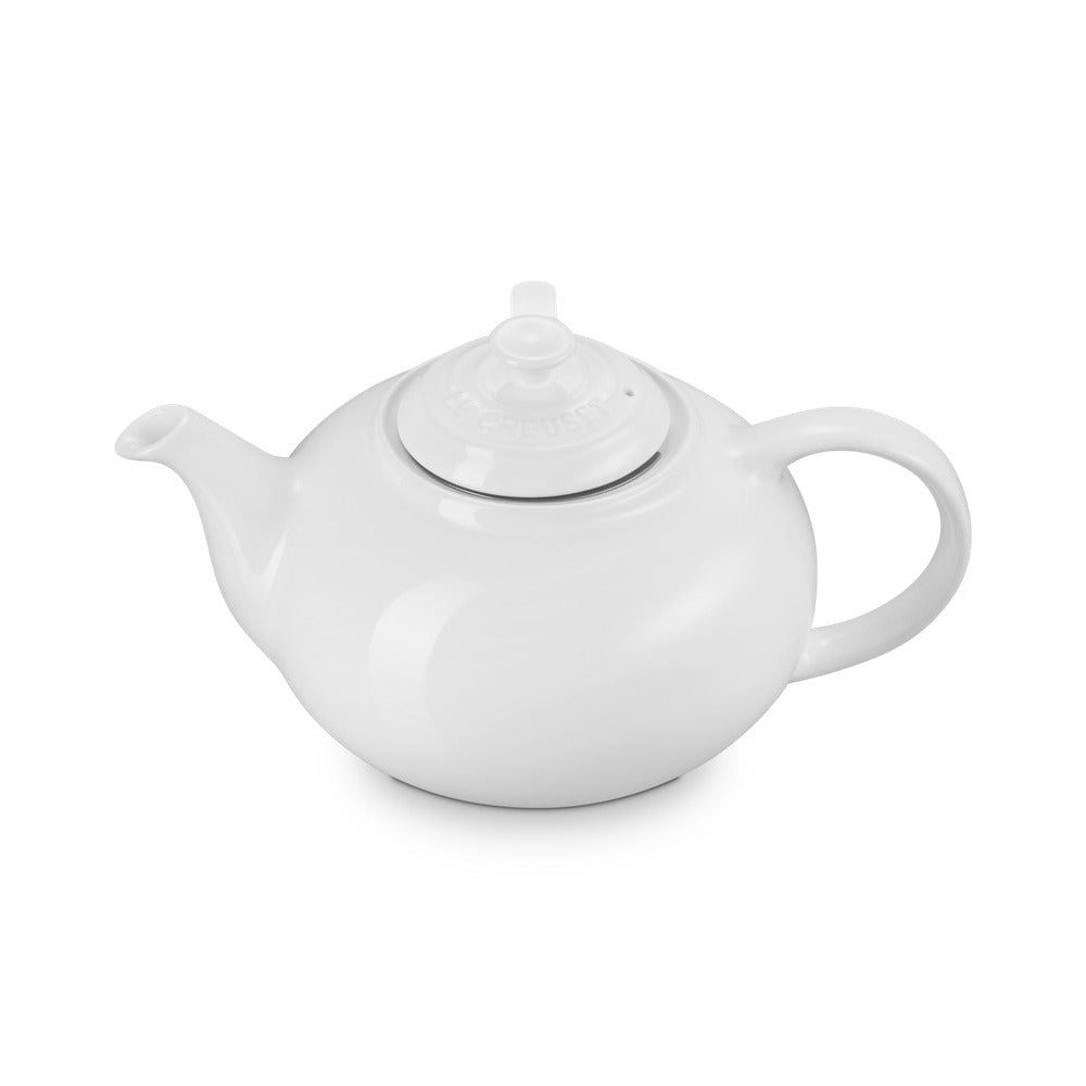 1.3 L - Le Creuset Classic Teiera In Gres Vetrificato Con Infusore Metallico