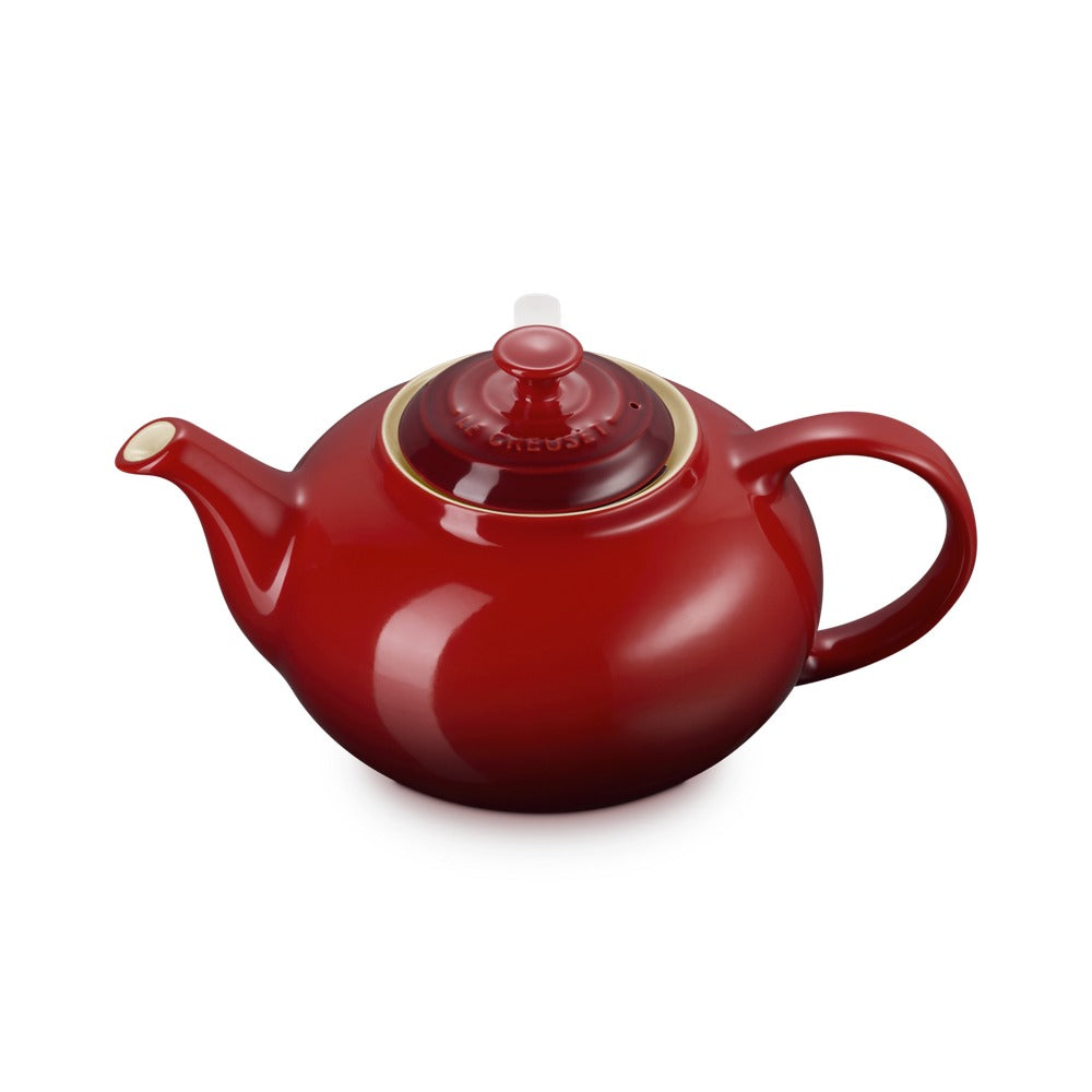 1.3 L - Le Creuset Classic Teiera In Gres Vetrificato Con Infusore Metallico