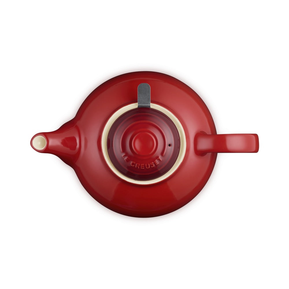 1.3 L - Le Creuset Classic Teiera In Gres Vetrificato Con Infusore Metallico