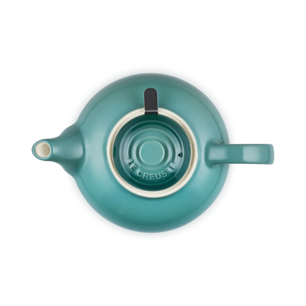 1.3 L - Le Creuset Classic Teiera In Gres Vetrificato Con Infusore Metallico
