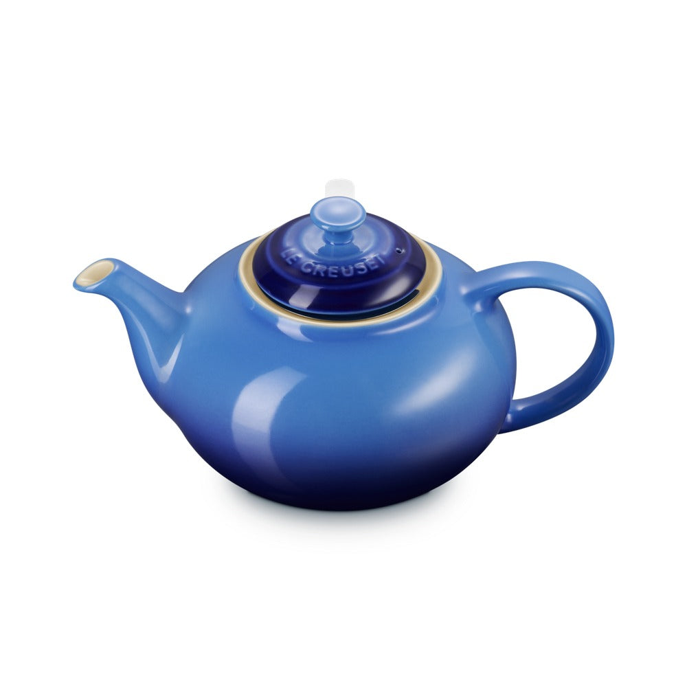 1.3 L - Le Creuset Classic Teiera In Gres Vetrificato Con Infusore Metallico