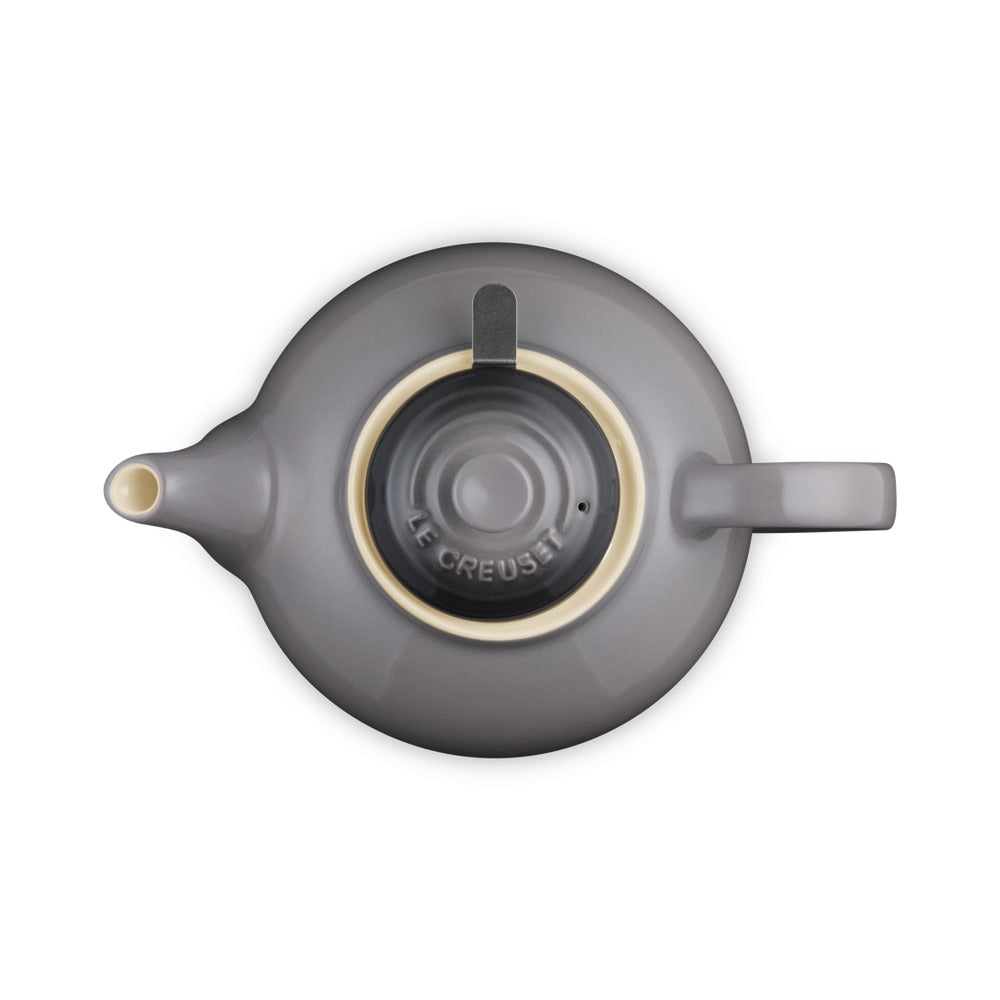 1.3 L - Le Creuset Classic Teiera In Gres Vetrificato Con Infusore Metallico