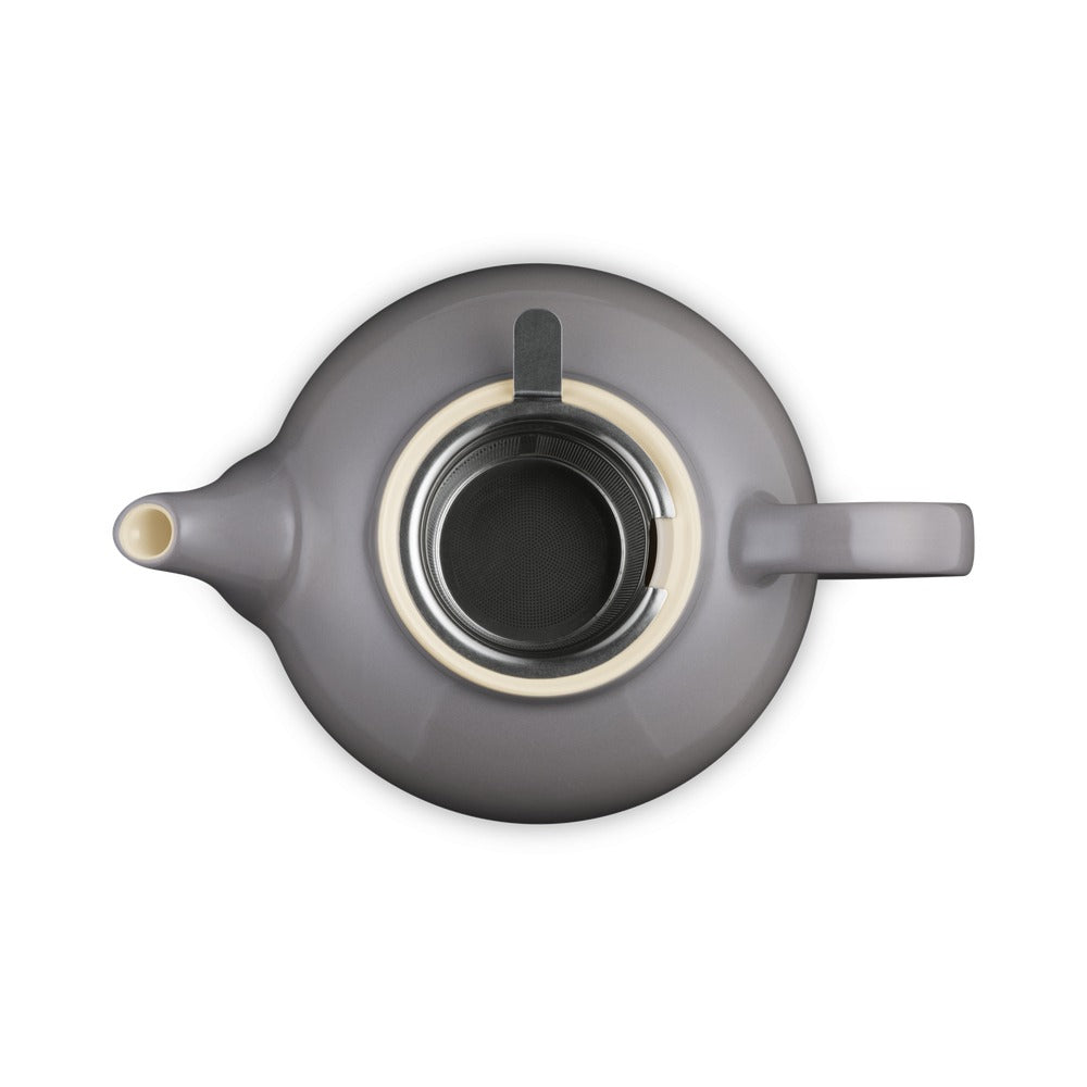 1.3 L - Le Creuset Classic Teiera In Gres Vetrificato Con Infusore Metallico